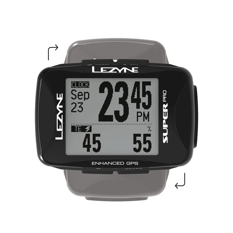 Lezyne Super Pro HRSC Loaded GPS in Black-1