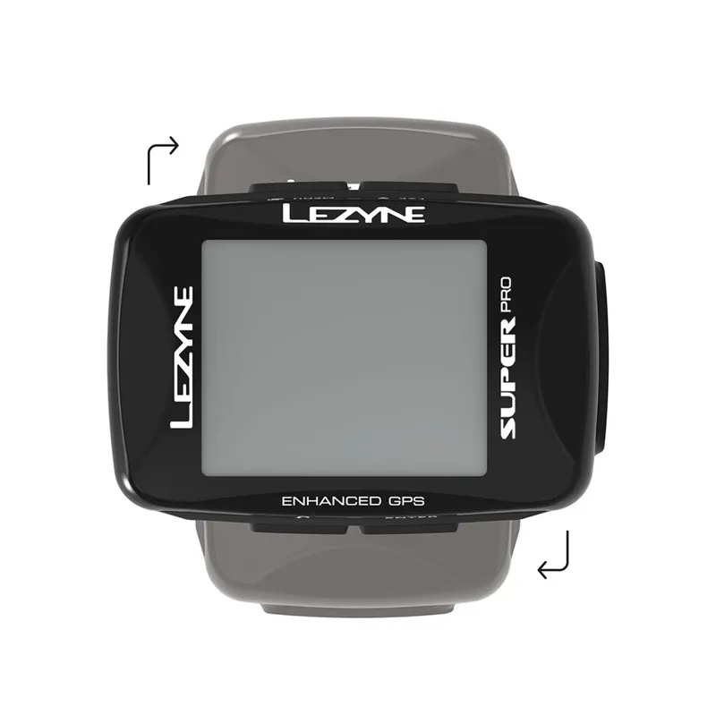 Lezyne Super Pro HRSC Loaded GPS in Black-5