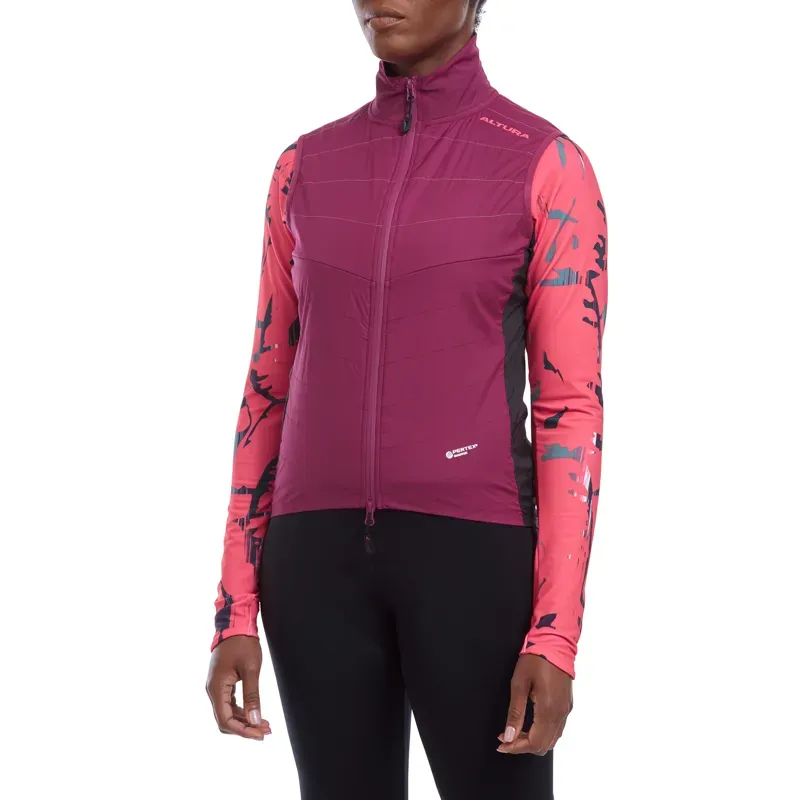 2021 Altura Women's Icon Rocket Insulated Packable Gilet in Purple