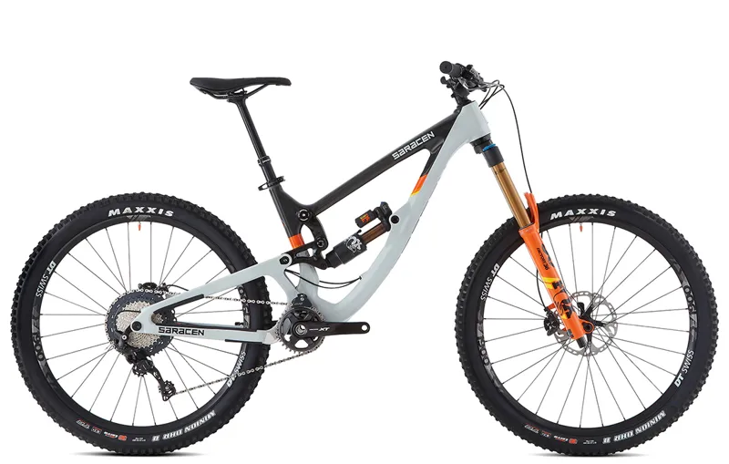 saracen full suspension mountain bike