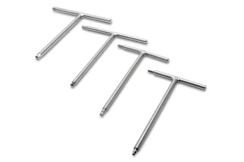Motion T-Handle Set Ball-End Hex Key in Silver