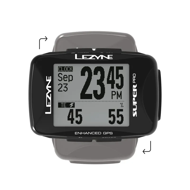 Lezyne Super Pro HRSC Loaded GPS in Black
