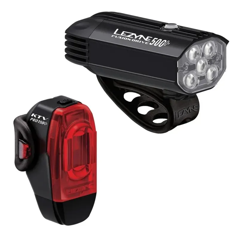 Lezyne Fusion Drive 500+ / KTV Drive Pro+ - Lightset - 500 / 150 Lumen
