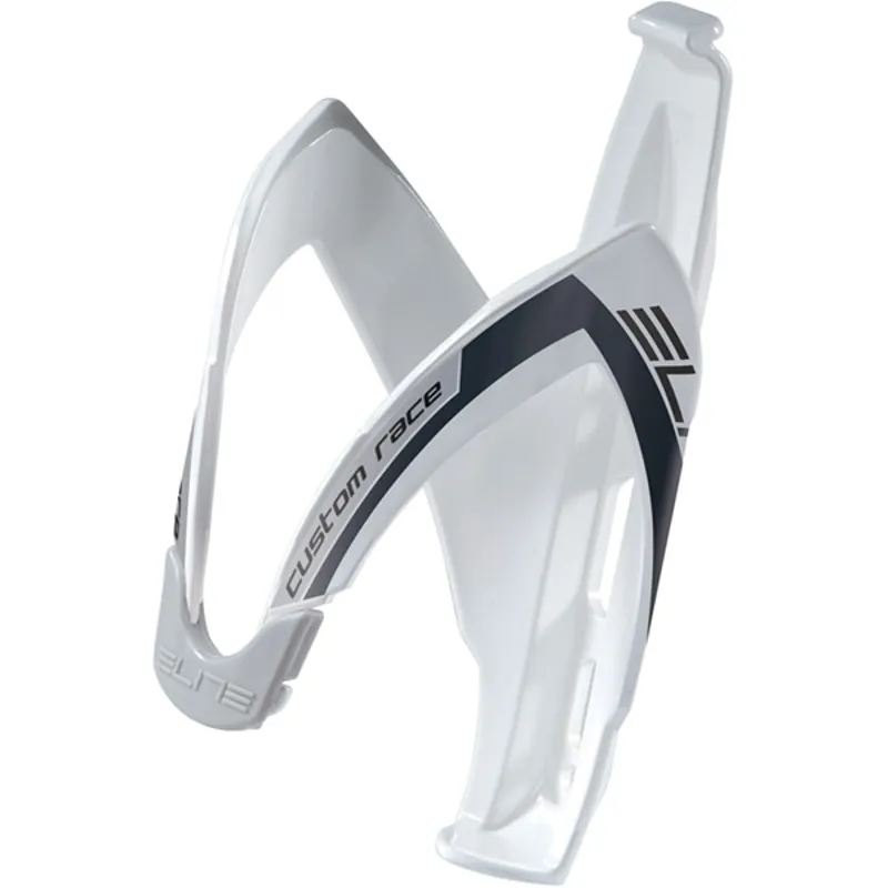 Elite Custom Race Water Bottle Cage In White