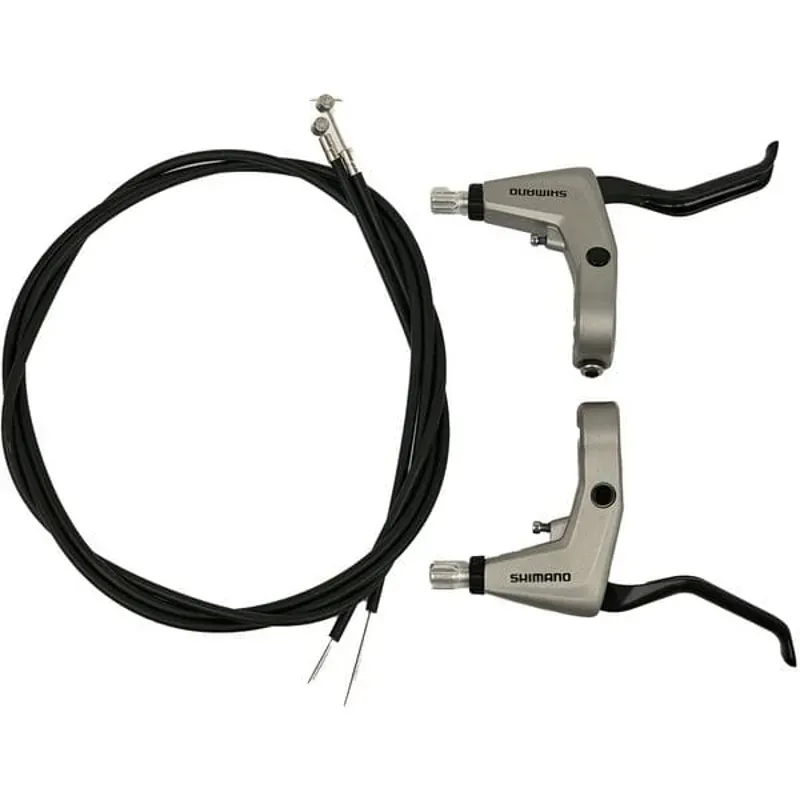 SHIMANO ALIVIO BL-T4000 Alivio 2-finger brake levers for V-brakes - silver