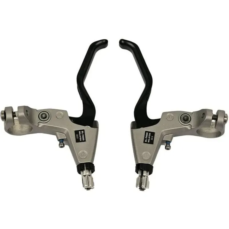 SHIMANO ALIVIO BL-T4000 Alivio 2-finger brake levers for V-brakes - silver-1