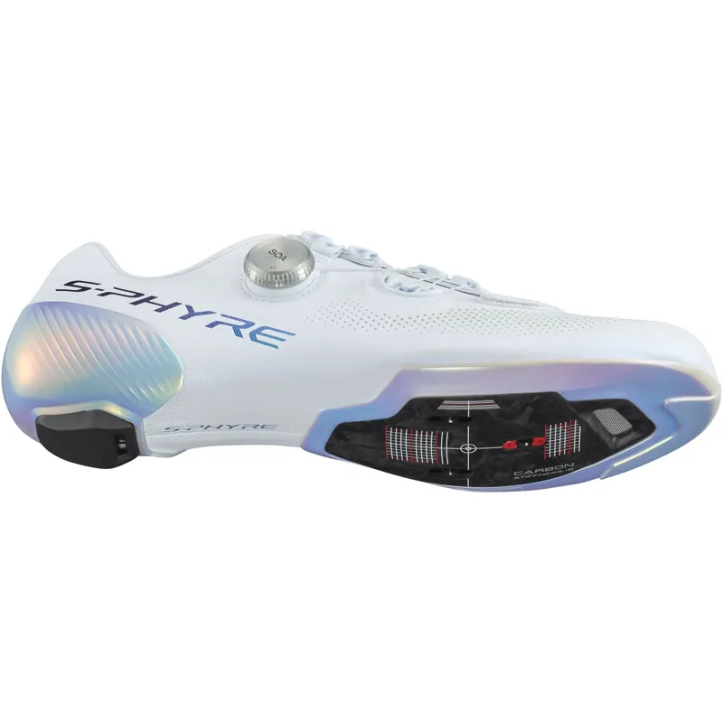 Shimano S-Phyre RC9PWR - 3bolt Road Cycling Shoes - White-3
