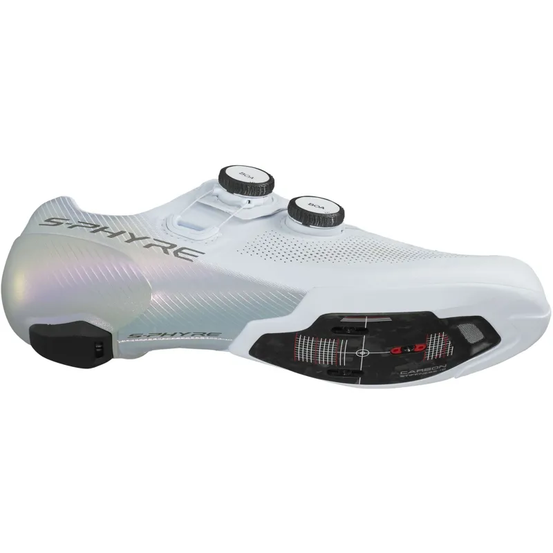 Shimano S-Phyre RC9W - Womens specific 3bolt Road Cycling Shoes - White-3