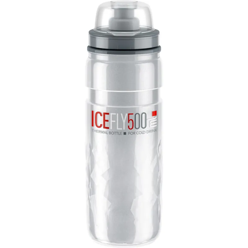 Elite IceFly 500ml Water Bottle In Silver