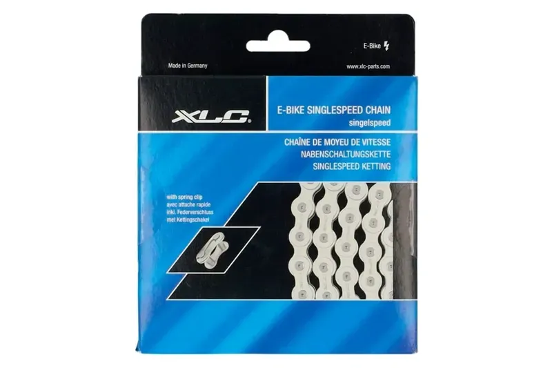 XLC CC-C07 124-link Single Speed E-Bike Chain in Silver-1