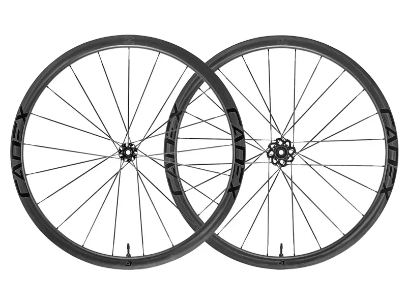 Cadex AR 35 Tubeless Disc Brake Front Wheel in Carbon/Black-2