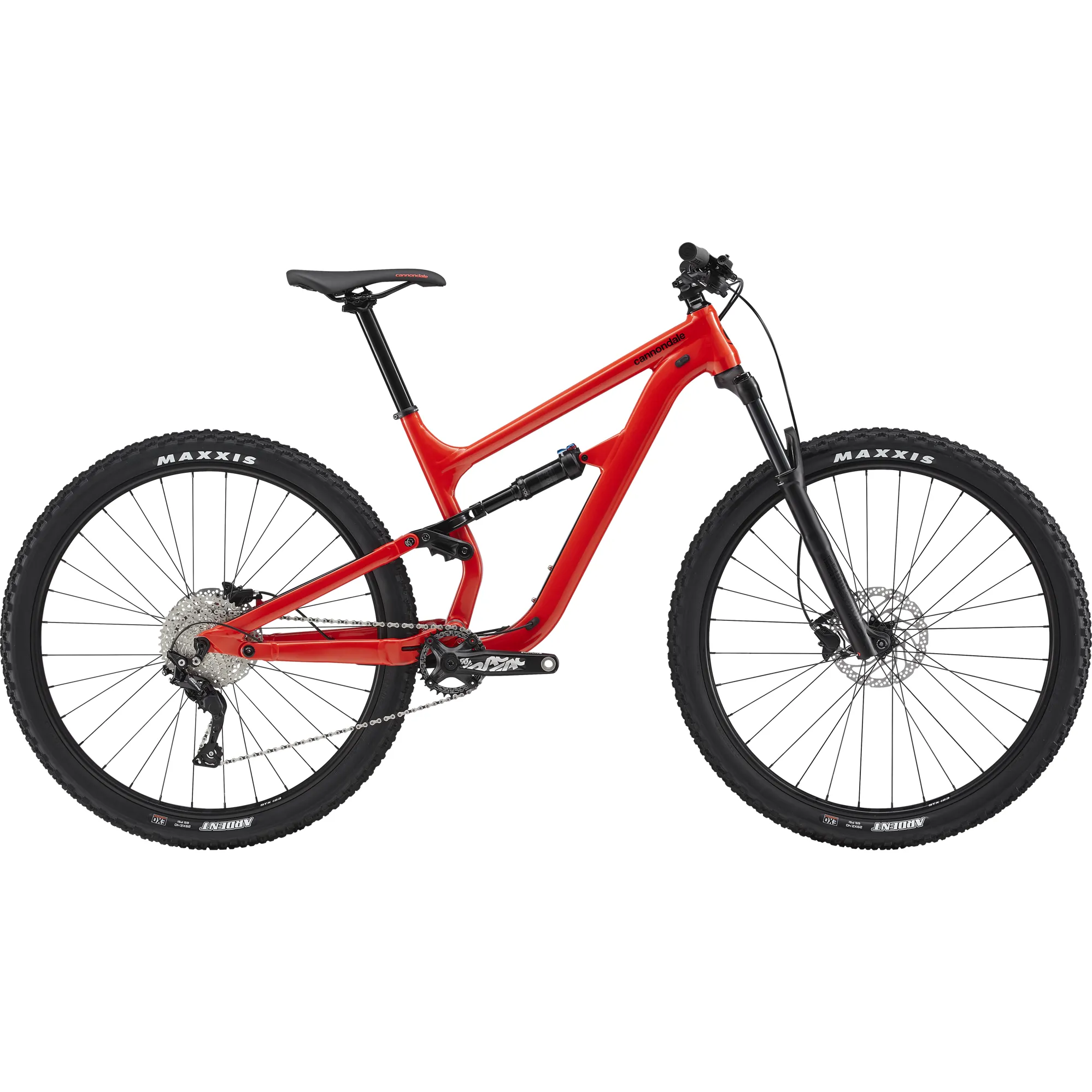 2019 Cannondale Habit Al 6 Full Suspension Mountain Bike in Red
