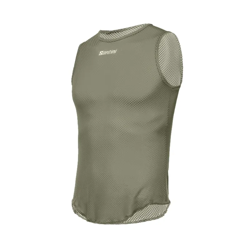 Santini 365 Lieve Sleeveless Base Layer in Green