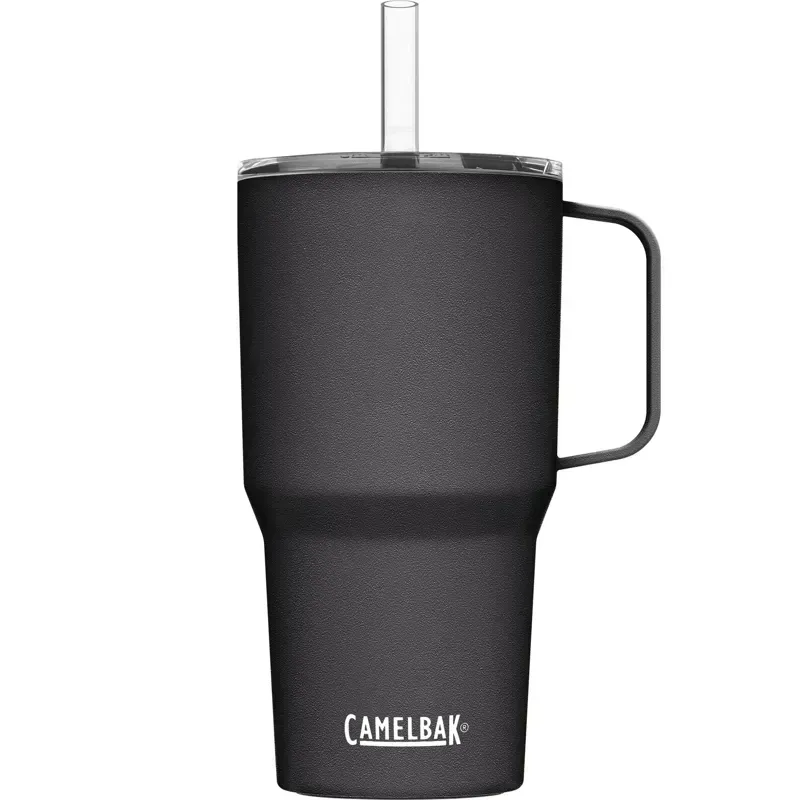 Camelbak Horizon Vacuum Insulated Stainless Steel Straw Mug 710ml In Black