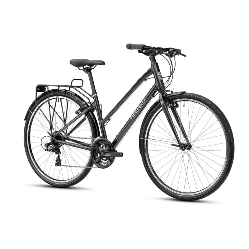 Ridgeback Speed - Open Frame Hybrid Bike - Grey-1