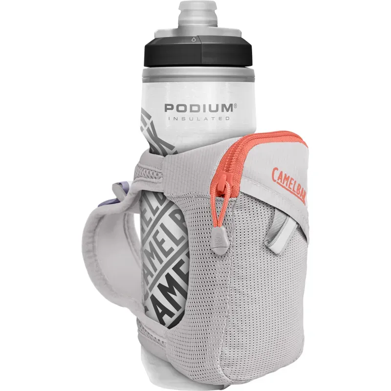 Camelbak Quick Grip Chill Insulated Handheld Bottle in Silver/Dusk