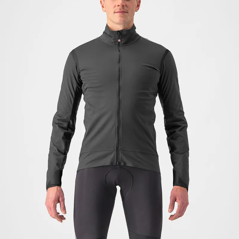 Castelli Alpha Ultimate Insulated Jacket in Dark Grey/Black/Dark Grey