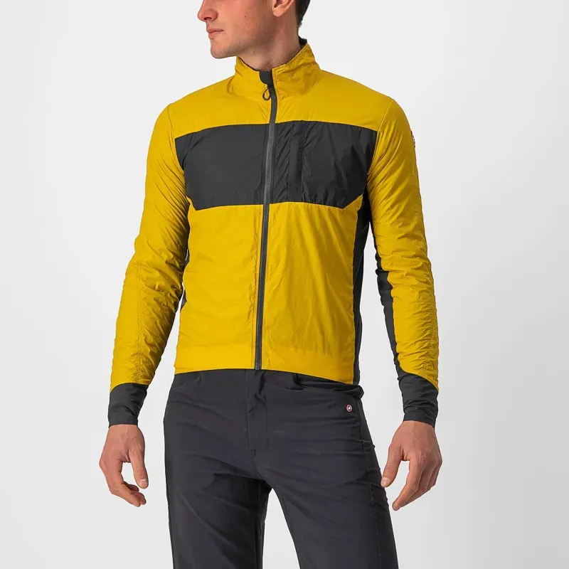 Castelli Unlimited Puffy Jacket in Goldenrod/Dark Grey