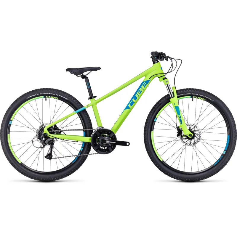 Cube Acid 260 Disc Kids Mountain Bike in Green/Blue