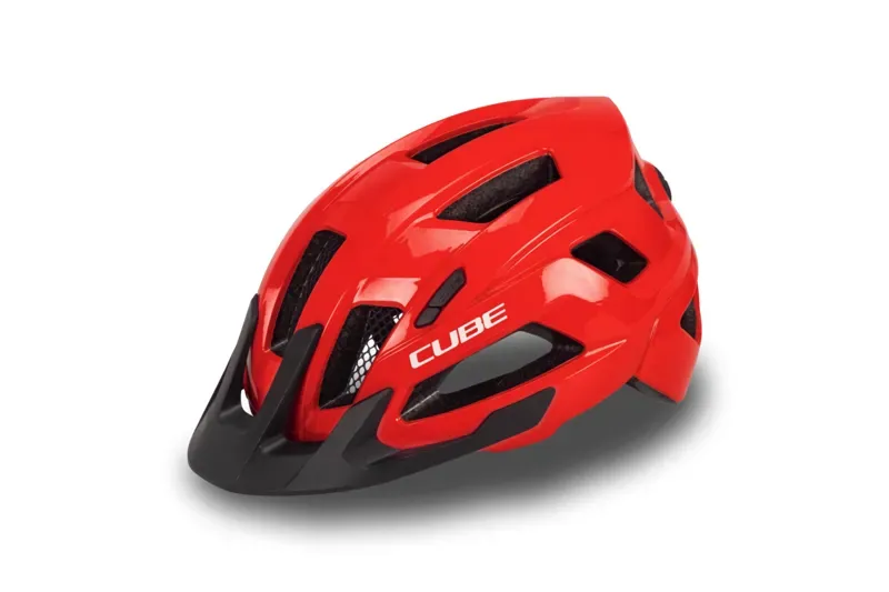 Cube STEEP Helmet in Red 