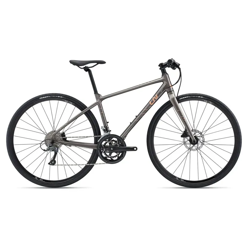2022 Liv Thrive 3 Womens Hybrid Bike in Metal