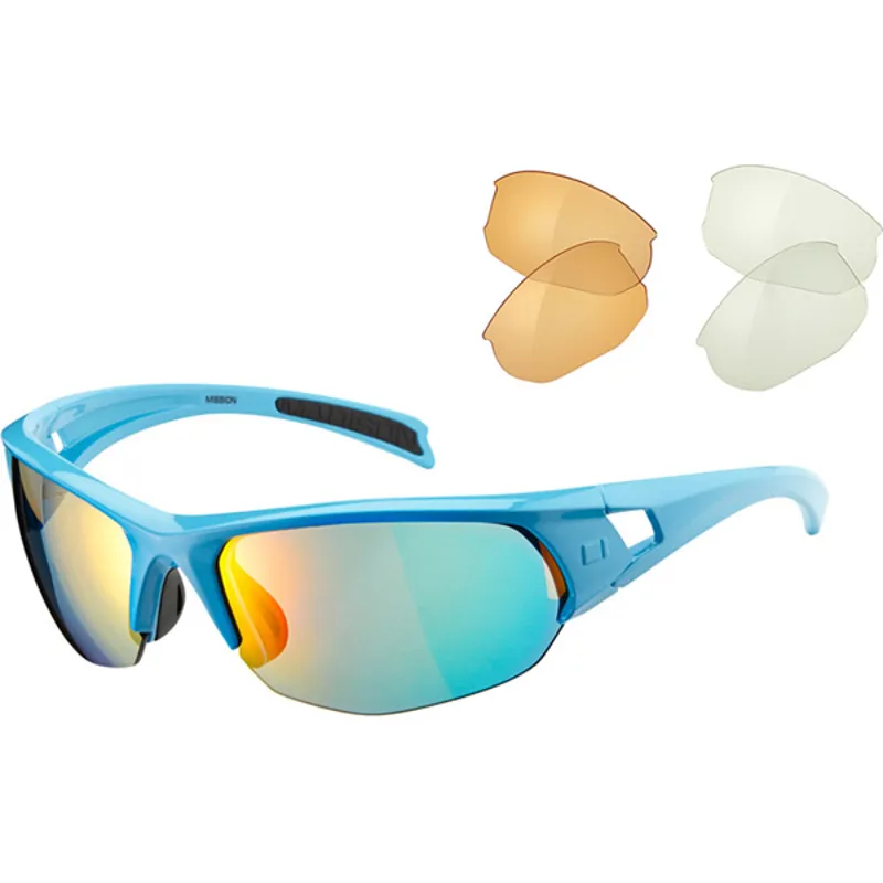 Madison Mission 3 Lense Glasses in Blue