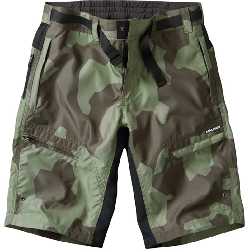 Madison Trail Camo Mens Shorts in Green