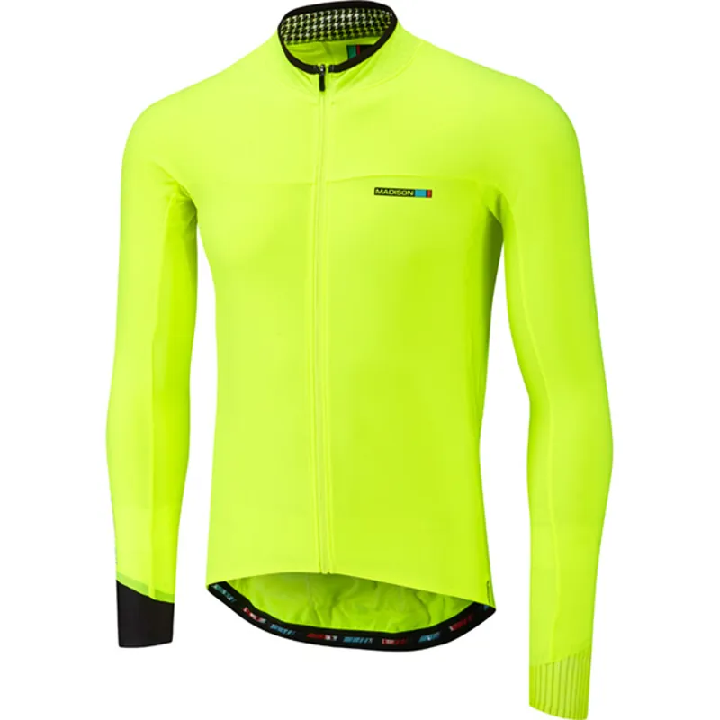 Madison RoadRace Light Long Sleeved Mens Jersey in Yellow
