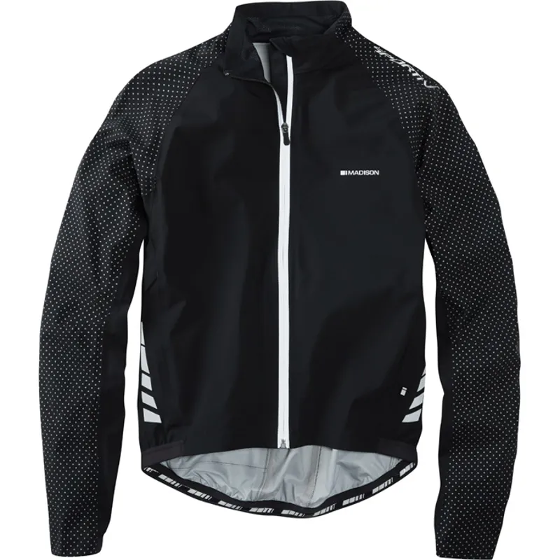 Madison Sportive Hi-Viz Mens Jacket in Black
