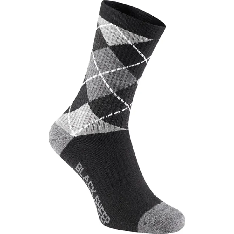 Madison Isoler Merino Deep Winter Socks in Black