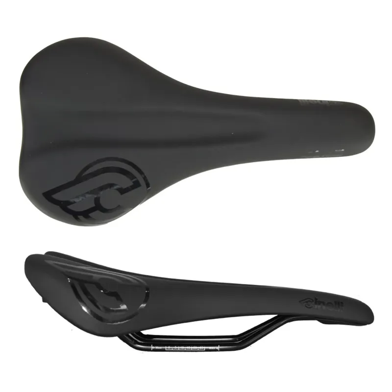 Cinelli C-Wing Saddle in Black On Black