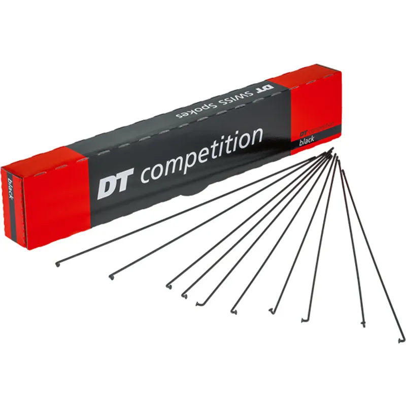 DT Swiss 100-box Competition Spokes in Black 