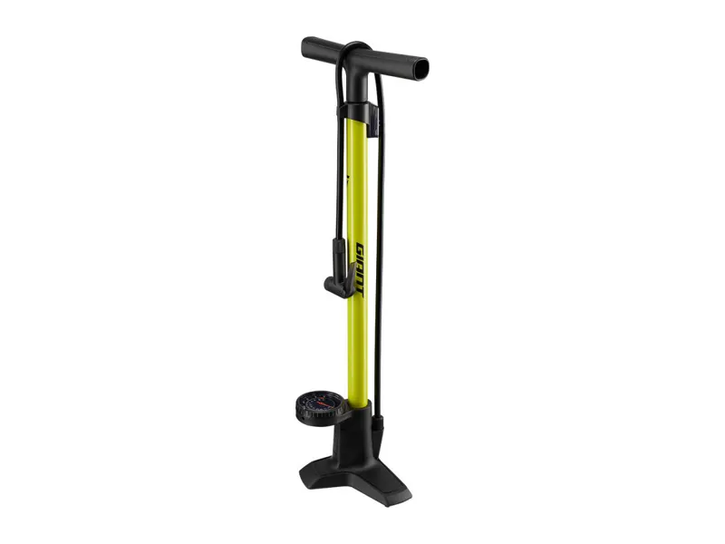 Giant Control Tower Comp Floor Pump in Yellow