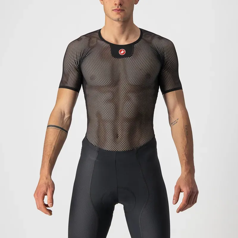 Castelli Core Mesh 3 Short Sleeve Base Layer in Black