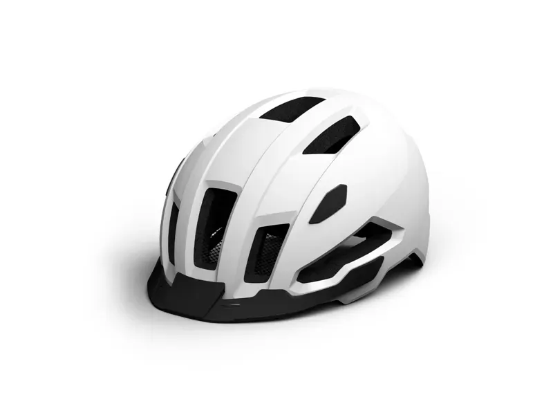 Cube Evoy Hybrid All Terrain Cycling Helmet in White