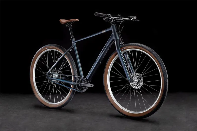 2022 Cube Hyde Pro - Hybrid Bike - Blue-5