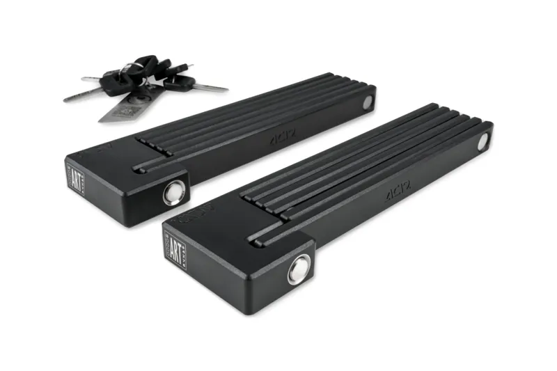 Acid Rigid 100 Pure Twin Pack Folding Lock in Black