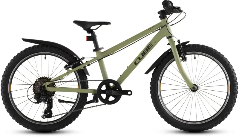 2026 Cube Acid 200 FE Kids Bike in Light Olive/Orange