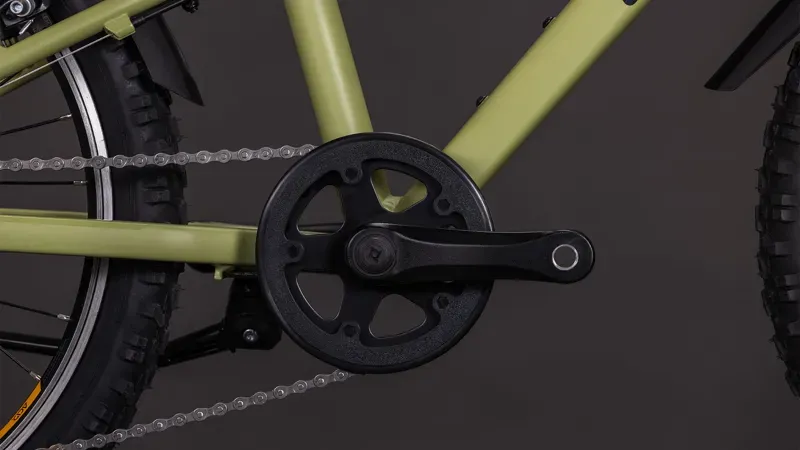 2026 Cube Acid 200 FE Kids Bike in Light Olive/Orange-4