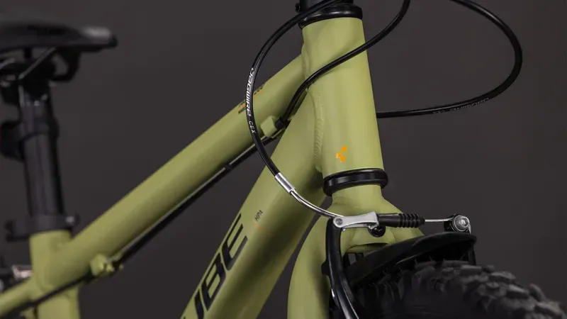 2026 Cube Acid 200 FE Kids Bike in Light Olive/Orange-5