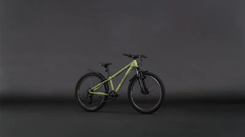 2026 Cube Acid 240 FE Kids Bike in Light Olive/Orange-1