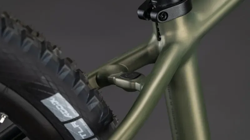 2026 Cube Acid 240 Hybrid Rookie SLX 400x E-Kids Bike in Reed Green/Matrix-5