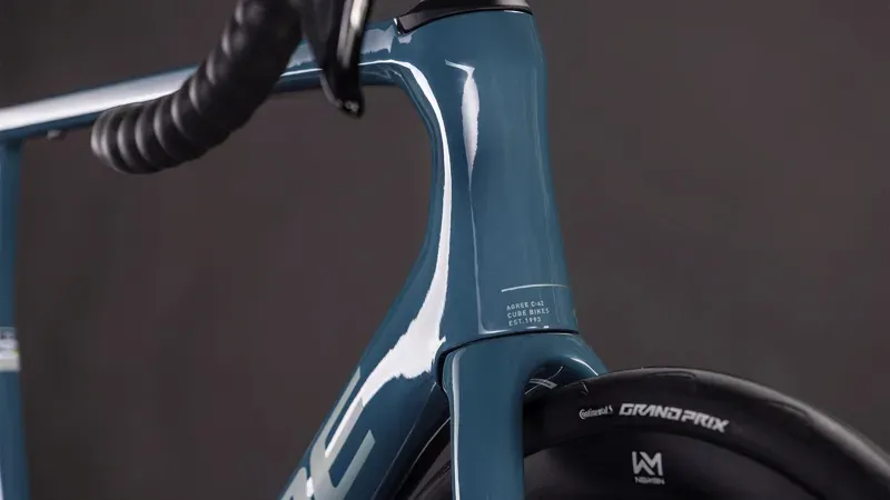 2026 Cube Agree C:62 One Road Bike in Storm/Grey-6