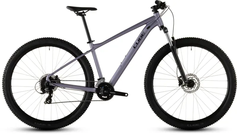 2026 Cube Aim One - Aluminium Mountain Bike - Light Purple / Chrome