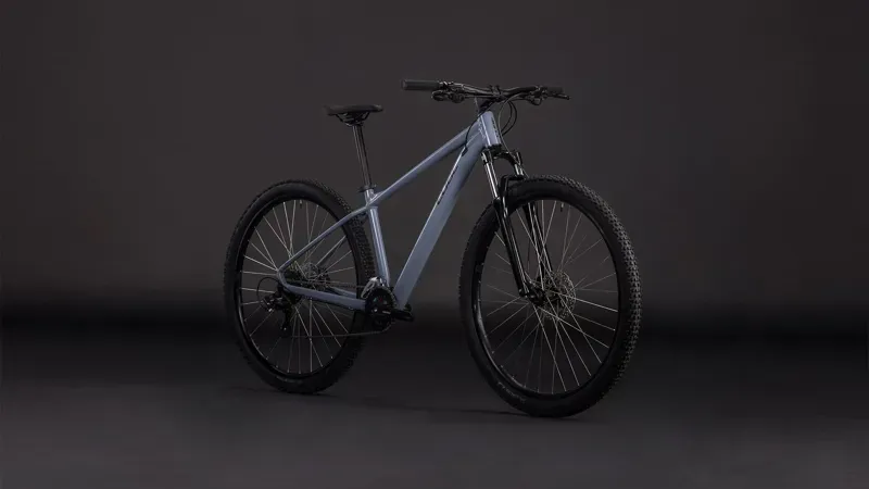 2026 Cube Aim One - Aluminium Mountain Bike - Smoke / Black-1