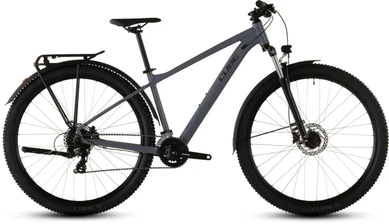 2026 Cube Aim One FE - Fully Equipped Mountain Bike - Smoke / Black
