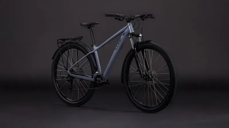 2026 Cube Aim One FE - Fully Equipped Mountain Bike - Smoke / Black-1