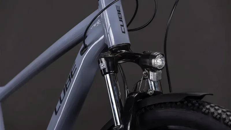 2026 Cube Aim One FE - Fully Equipped Mountain Bike - Smoke / Black-4