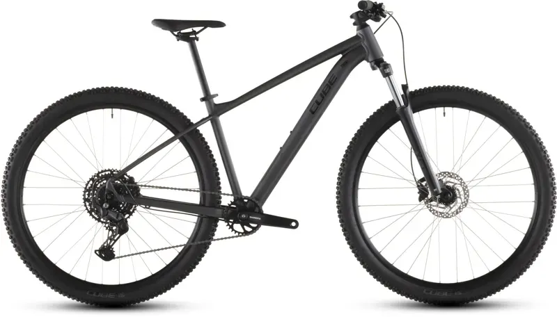 2026 Cube Aim Pro - Aluminium Mountain Bike - Slate Black / Black
