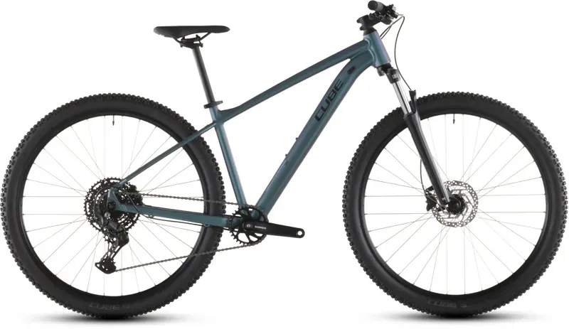 2026 Cube Aim Pro - Aluminium Mountain Bike - Smaragd Grey / Prism